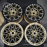 Jantes forgées HS Staggered Drag Racing Beadlock 5x112 5x120 pour M3 G80 F80 M4 G82 F82 M2 G87 F87 Supra A90 A91 RS4 RS5 S4 S5