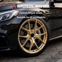 Jantes forgées en aluminium 6061-T6 couleur or champagne, légères, usinées CNC, 5x112, 18, 19, 20 pouces pour Mercedes AMG C63