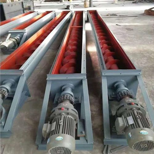 Carbon Staal U-Vormige Slib Schroeftransporteur Met As Rvs Shaftless Transportband Fabrikant - Product Image 6