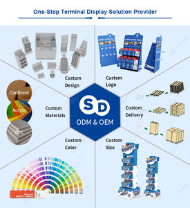 Exhibidores de Cartón Plegables Personalizados para Puntos de Venta, Contenedores de Gran Volumen para Tiendas de Abarrotes, Contenedores de Cartón Corrugado para Promociones de Temporada - Product Image 6