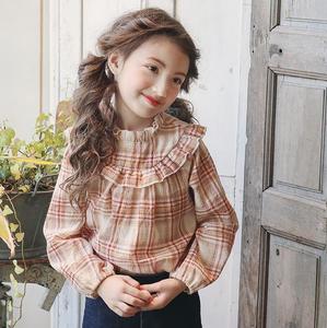 เสื้อยืดแขนยาวมีฮู้ดสำหรับเด็กผู้หญิงจากซัพพลายเออร์เกาหลีใต้ - Product Image 1