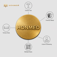 HONMEO Bouton-pression personnalisé en métal pour vêtements, sacs en cuir, bagages, boîtes cadeaux, artisanat DIY, usine OEM