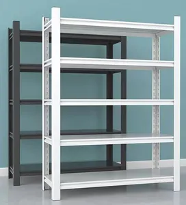 Kitchen Steel Rack Height Adjustable Metal Storage Shelf Small Warehouse Shelving For Home
