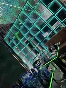 LED Acrylic <strong>Infinity</strong> <strong>Mirror</strong> Sign <strong>3D</strong> Light Effect Customizable Color Shape for Advertising <strong>Decoration</strong> Office Car Home Use - Product Image 5