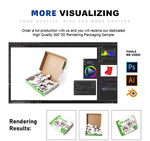 <strong>Custom</strong> <strong>Printed</strong> Corrugated <strong>Mailer</strong> Shipping <strong>Box</strong> Recycled Cardboard Packaging for Socks Foldable Paper Mail Boxes with Logo - Product Image 5