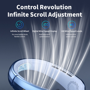 <span class=keywords><strong>พัดลม</strong></span>คล้องคอแบบพกพา ขายดี พร้อมหน้าจอดิจิตอล ชาร์จไฟได้ ใช้งานแบบแฮนด์ฟรี <span class=keywords><strong>พัดลม</strong></span>ระบายความร้อนส่วนตัว - Product Image 3