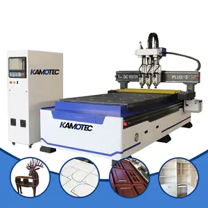 4x8 5x10 ATC Spindle Cnc Router Vacuum Table Cnc Router Machine Wood Cutting Machines for Door MDF Plywood Cnc Router Price