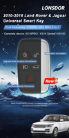Clé intelligente universelle LONSDOR pour Land Rover & Jaguar 2010-2018 315/433MHz Télécommande 2-en-1
