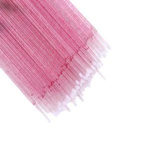 Mini brosse Nano pointe Micro applicateur brosse coton-tige <span class=keywords><strong>Bub</strong></span> maquillage 100 pièces paillettes PMU cils sourcils outils - Product Image 2