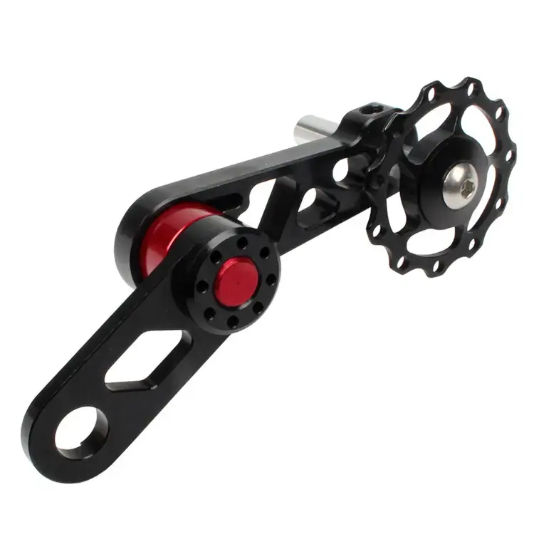 Chain ring Tensioner Rear Derailleur Zipper Folding Bike Chain Guide Pulley Bike Parts For Oval Tooth Plate Accessory