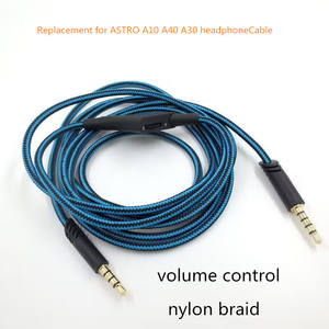 5 polos/4 polos 2M 6,6 pies Reemplazo de auriculares <span class=keywords><strong>Astro</strong></span> Gaming Cable auxiliar móvil para auriculares <span class=keywords><strong>Astro</strong></span> <span class=keywords><strong>A30</strong></span> A40 A10 - Product Image 4