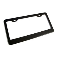 Support de cadre de plaque d'immatriculation en aluminium de haute qualité avec logo personnalisé pour motos