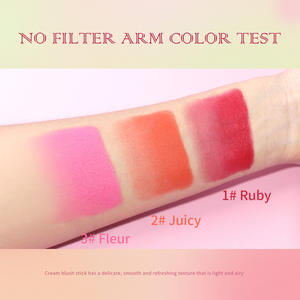 Votre Logo 14 Couleurs Blush Stick Multi-Usage Solide Hydratant Stick Vegan Rose Rouge Crémeux Joue <span class=keywords><strong>pixi</strong></span> Visage Maquillage Cosmétique - Product Image 5