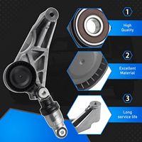 Serpentin-Antriebsriemen-Spannrollen-Kit Passend für Jeep Wrangler |   Für 2012-2017 Jeep Wrangler 3.6L, OE #   90K-39415 4627038AAKIT