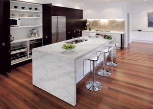 Calacatta beyaz mühendislik kuvars mutfak sayacı üst levha fiyatı - Product Image 4