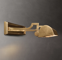 Luminaire décoratif vintage en laiton pour galerie d'art moderne, chambre, salle de bain, villa, couloir