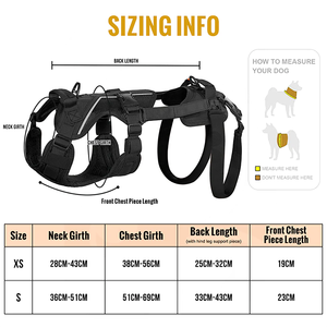 Arnés de soporte de cuerpo completo para perros con asistencia para las patas traseras, manijas dobles que garantizan la seguridad de la movilidad para ancianos, perros discapacitados, escaleras y coches - Product Image 2