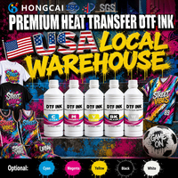 Hongcai Nouveau 1000ML DTF Pet Film Blanc Transfert Pigment Encre pour DTF Film Imprimante I3200 I1600 L1800 4720 7880 P800 L1800