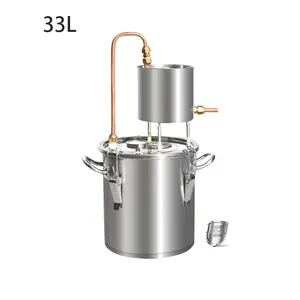 33L Rose lavender distiller stainless steel distilled water machine