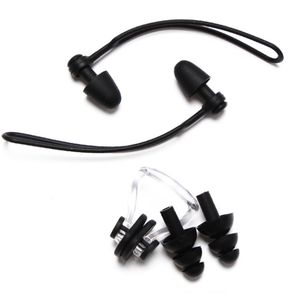 سدادات أذن للسمع للرجال والنساء ومقاومة للماء للسباحة من السيليكون مع تقليل الضوضاء لركوب الأمواج - Product Image 4