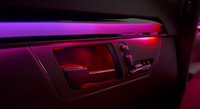 ICarsin pour Mercedes Benz Classe S S-class 2005-2013 W221, éclairage ambiant dynamique, bande lumineuse LED colorée, kit d'éclairage intérieur de voiture