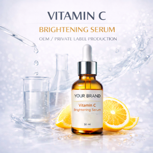 Suero Iluminador con Vitamina C, Antioxidante para el Cuidado Facial, Luminosidad y Tono de Piel Uniforme, Fabricante de Sueros Cosméticos de Marca Privada OEM ODM - Product Image 1