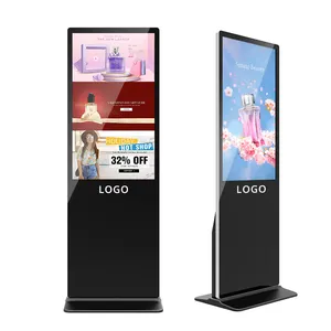 Hushida Touch Screen Totem 50inches Standing Kiosk Advertising Media Digital Signage