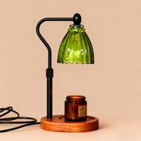 LANJO Lampe chauffe-bougie d'aromathérapie en gros, contrôlable par application mobile, chauffe-bougie à brancher, diffuseur de cire fondue