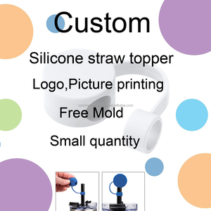 Adornos de Silicona Personalizados para Pajitas, con Impresión de Logotipo, Diseño de Dibujos Animados, Crea tus Propios Diseños - Product Image 2