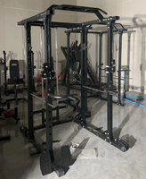 Rack d'alimentation à usage domestique Rack à squat avec câbles Fonction Machine Fitness Smith Machine Equipment Power Rack