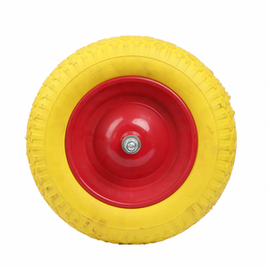 Neumático Antipinchazos 3.50-8 4.00-8, Ruedas de Espuma de PU para <span class=keywords><strong>Carretilla</strong></span> con <span class=keywords><strong>Eje</strong></span> - Product Image 2