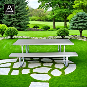 Smart Sports Garden Camping Dining Table and <b>Chairs</b> Outdoor Park Camping Aluminum Frame Table and <b>Chair</b> Set Patio for Restaurant - Product Image 2
