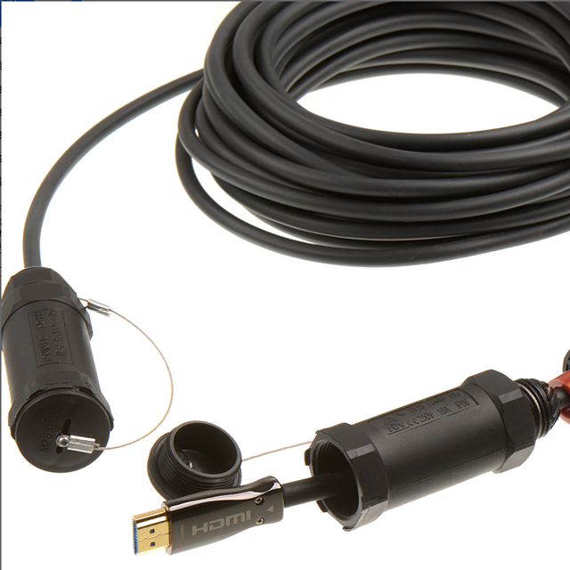 Armored HDMI AOC Fiber Cable 8K 4K 10M 15M 20M 30M 50M 100M Active Optical Cable for HDTV Projector