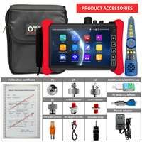Rsrteng RSO-73 OTDR Testeur de fibre optique avec écran tactile IPS 8 pouces, 1610nm, 32dB, test en direct, testeur de réseau, câble WiFi RJ45, cartographie d'événements