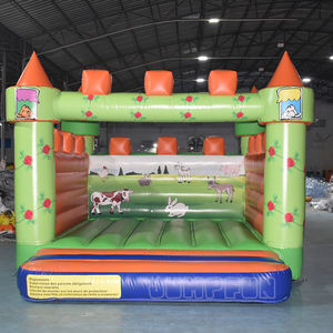 Happy farm cavalier <span class=keywords><strong>gonflable</strong></span> 4.5x3.5 mètre <span class=keywords><strong>Vache</strong></span> sautant château air marche videur - Product Image 2