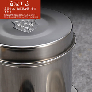 304 Stainless Steel Sample Retention <b>Box</b> for Food, Kindergarten, School, Canteen, Kitchen, and Food Storage with Lid - Product Image 2