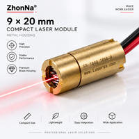 Module laser de positionnement ZhonNa 9*20mm, portable, pour alignement de roues de pneus, éclairage industriel et commercial, équipement professionnel