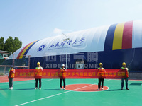 Dôme gonflable de sport de dôme d'air de tennis de nouvelle conception de PVC pour l'école pour la pratique de tennis