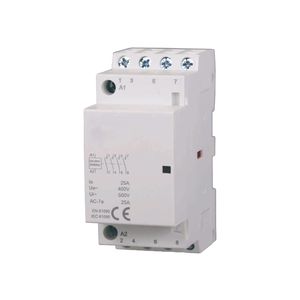 Contactor Gloca AC para Riel DIN, 4P, 25A, 220V, 50Hz, Automatización Industrial - Product Image 1