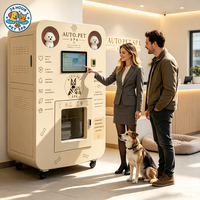 Kiosque de toilettage pour animaux de compagnie, station de lavage de chiens en libre-service 24h/24 et 7j/7 avec écran tactile pour centre commercial, OEM