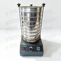 Máquina Agitadora de Tamices de Laboratorio Eléctrica para Análisis de Tamaño de Partículas, Tiempo y Amplitud Ajustables, para Suelo y Agregados