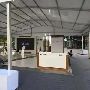 Tentes de réception de mariage blanches à toit en arche pour 1000 personnes, pour les funérailles - Product Image 5