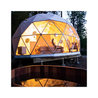 Dôme géodésique professionnel de qualité supérieure, imperméable, design modulaire portable, pour glamping, centres de villégiature, festivals sportifs, spacieux
