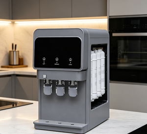 Distributeur d'eau de comptoir POU avec système d'osmose inverse, refroidissement par compresseur, purificateur UF chaud/froid, usage domestique tout-en-un - Product Image 3