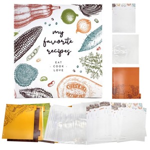 A4 Trang Trí Tập Tin Thư Mục Giấy Thư Mục Lá Lỏng Lẻo Chất Kết Dính <span class=keywords><strong>3</strong></span> Vòng 2 Inch PVC Túi Tay Áo Công Thức Thẻ Chủ Cho Tài LIỆU - Product Image 4