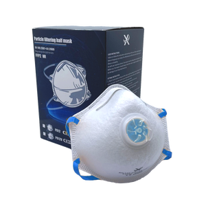 <span class=keywords><strong>Mascarillas</strong></span> Industriales Desechables FFP1 de 3 Capas, No Tejidas, Certificadas EN149 y Aprobadas por la UE, Compatibles con Cartuchos, a Prueba de Polvo - Product Image 3