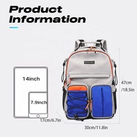 TANGCOOL Sac à dos multifonctionnel pour collège, sac à dos étanche pour ordinateur portable pour hommes et femmes, grande capacité, sac à dos de voyage tendance pour couple
