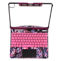Keyboard Ajaib Transparan Cyberpunk OEM/ODM Pabrik dengan Rotasi 180, 360 Derajat dan Lampu Latar 7RGB untuk iPad 10.9'', 11'', dan 12.9''