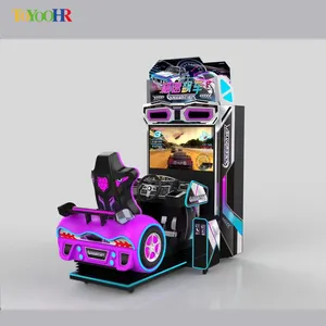 Toyoohr 55 HD giochi di monete con schermo Arcade giochi di auto da corsa simulatore di guida tempesta per le strade macchina da gioco di corse Arcade