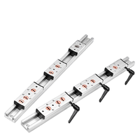 Riel de guía lineal de grado industrial con doble eje integrado SGR10 15N 20 25 35, eje óptico de acero para rodamientos, CNC profesional